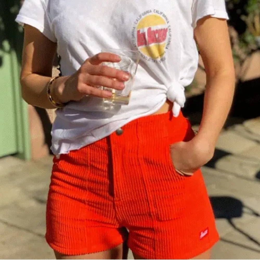 Hammies Corduroy Shorts Red